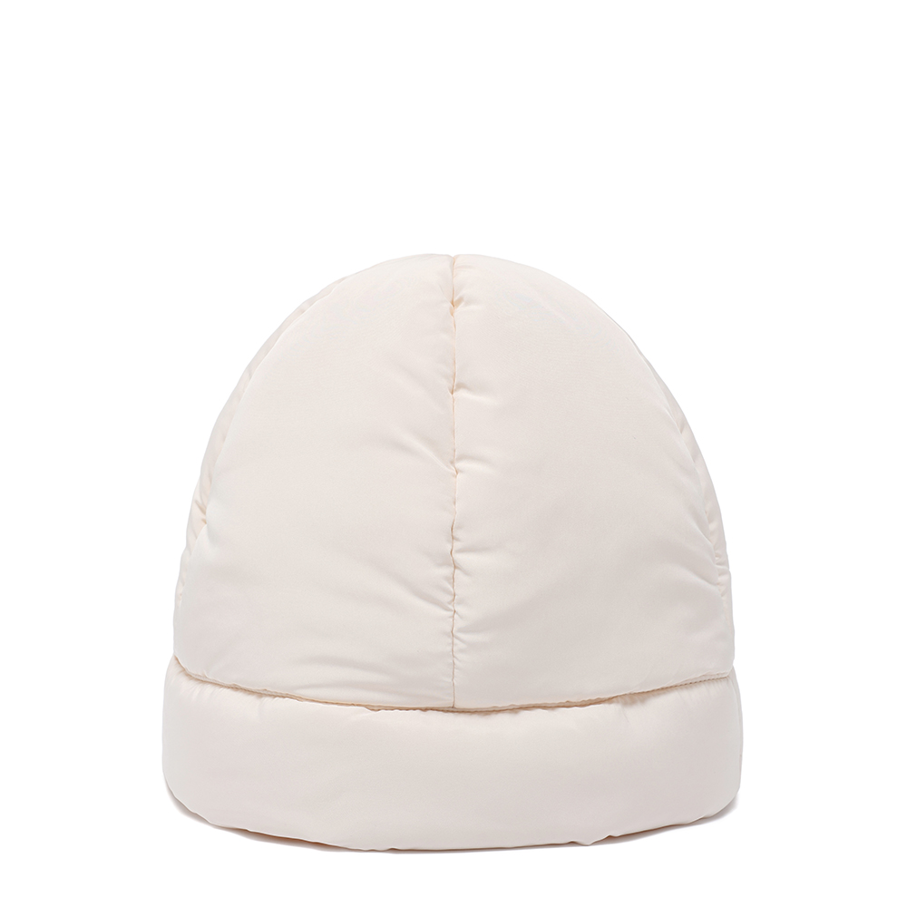 SOLID PADDED BEANIE (IVORY)